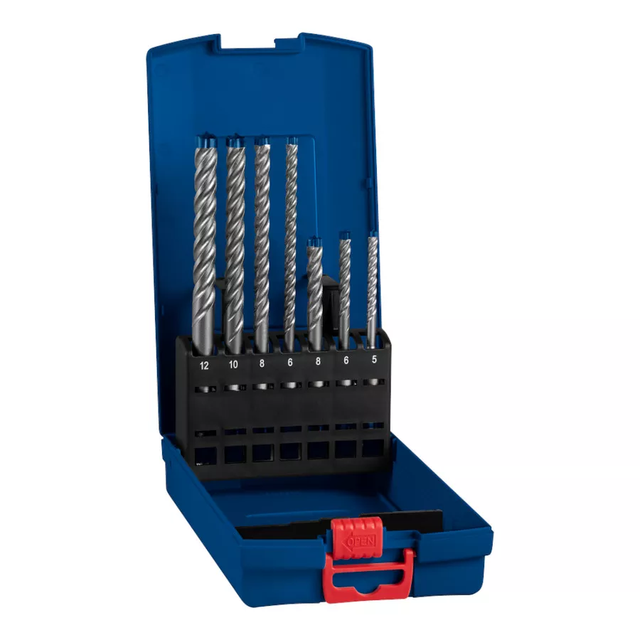 Assortiment 7 forêts à béton Expert SDS-Plus 7x Bosch Assortiment 7 forêts à béton Expert SDS-Plus 7x Bosch